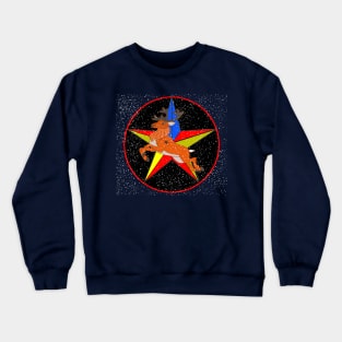 Christmas star fawn Crewneck Sweatshirt